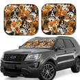 thumbnail image 1 of Kll Dogs Different Breeds Windshield Sun Shade 2-Piece Foldable Car Front Window Sunshade For Most Sedans Suv Truck- Small, 1 of 7