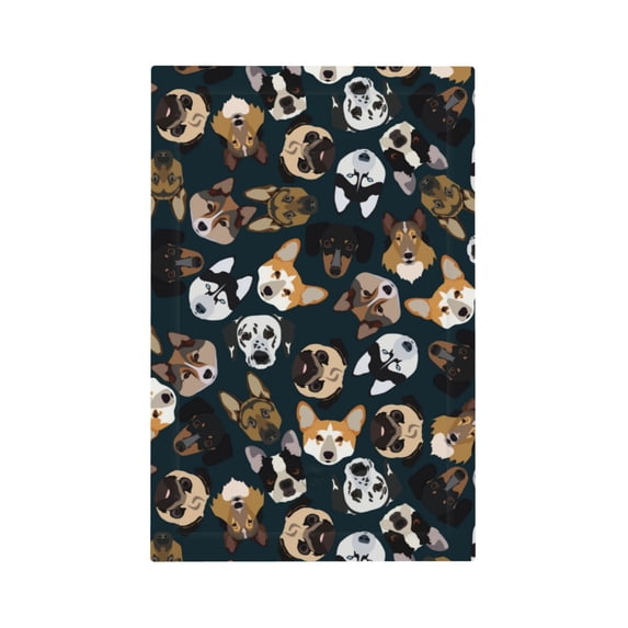 Kll Dogs Wall Plate,Gloss Finish,Standard Size 1 - 5" X 3", Polycarbonate Thermoplastic,Electric Receptacle Plug Covers