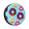 thumbnail image 1 of Kll Donuts Tire Cover,Universal Wheel Tire Cover For Trailer, Rv, Suv, Truck,Camper And Many Vehicle,(14 Inch), 1 of 7