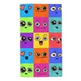 thumbnail image 1 of Kll Doodle Faces Emotions Ultra Absorbent & Soft Hand Towels For Bath, Hand, Face, Gym And Spa-27.5x16in, 1 of 9