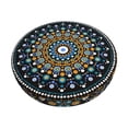 thumbnail image 1 of Kll Dot Mandala Round Bar Chair Cushion Cover 13 Inch,Bar Stool Protector With Elastic, Soft Washable, 1 of 7