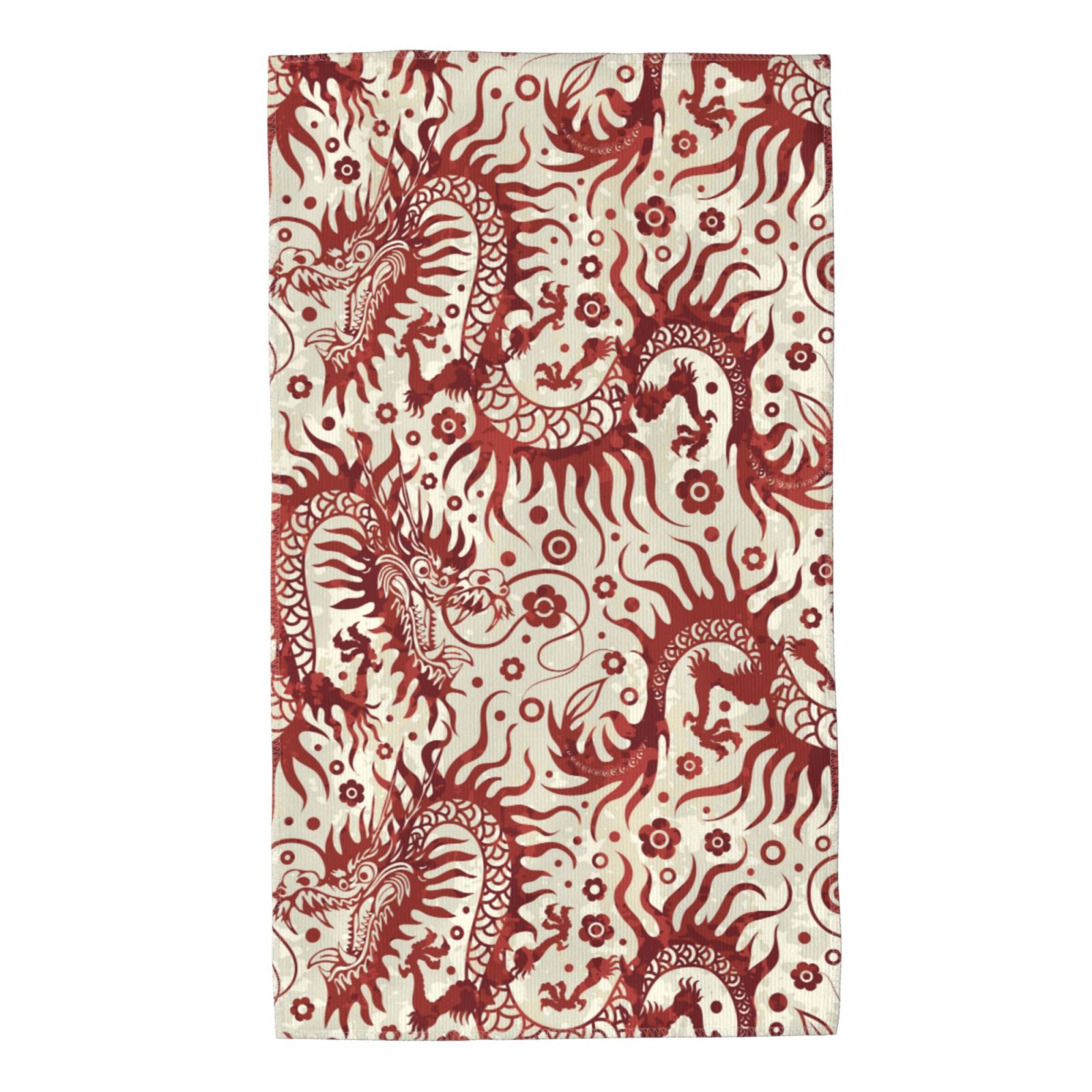 Kll Dragons1 Ultra Absorbent & Soft Hand Towels For Bath, Hand, Face