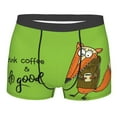 thumbnail image 1 of Kll Drink Coffee And Do Good Men'S Cotton Boxer Briefs Underwear-Xx-Large, 1 of 9