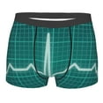 thumbnail image 1 of Kll Ecg Wave Men'S Cotton Boxer Briefs Underwear-Xx-Large, 1 of 9
