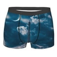 thumbnail image 1 of Kll Eiffel Tower At Night Men'S Cotton Boxer Briefs Underwear-Small, 1 of 9