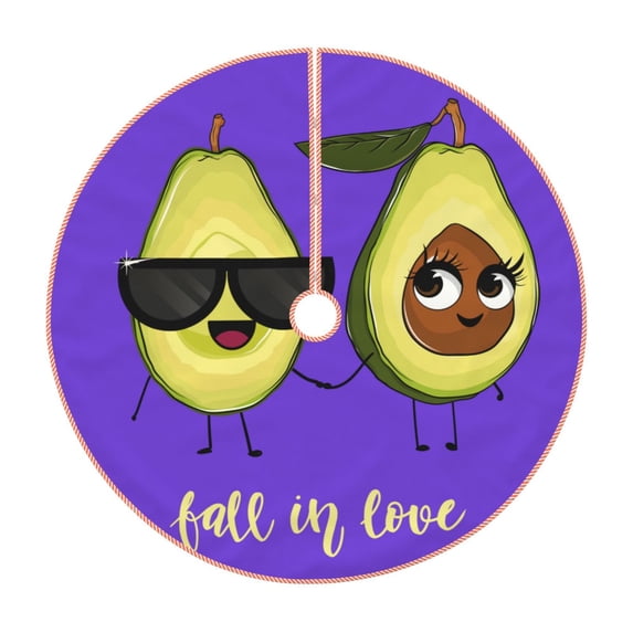 Kll Fall In Love Christmas Tree Skirt 48",Party Decorations Farmhouse For Christmas Decorations Holiday Party