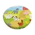 thumbnail image 1 of Kll Farm Animals 3 Round Bar Chair Cushion Cover 13 Inch,Bar Stool Protector With Elastic, Soft Washable, 1 of 7