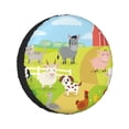 thumbnail image 1 of Kll Farm Animals 3 Tire Cover,Universal Wheel Tire Cover For Trailer, Rv, Suv, Truck,Camper And Many Vehicle,(14 Inch), 1 of 7
