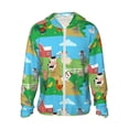 thumbnail image 1 of Kll Farm Animals Print Men'S Women’s Upf 50+ Sun Protection Outdoor Hoodie Jacket Long Sleeve Fishing Hiking Performance Shirt- 3x-Large, 1 of 8