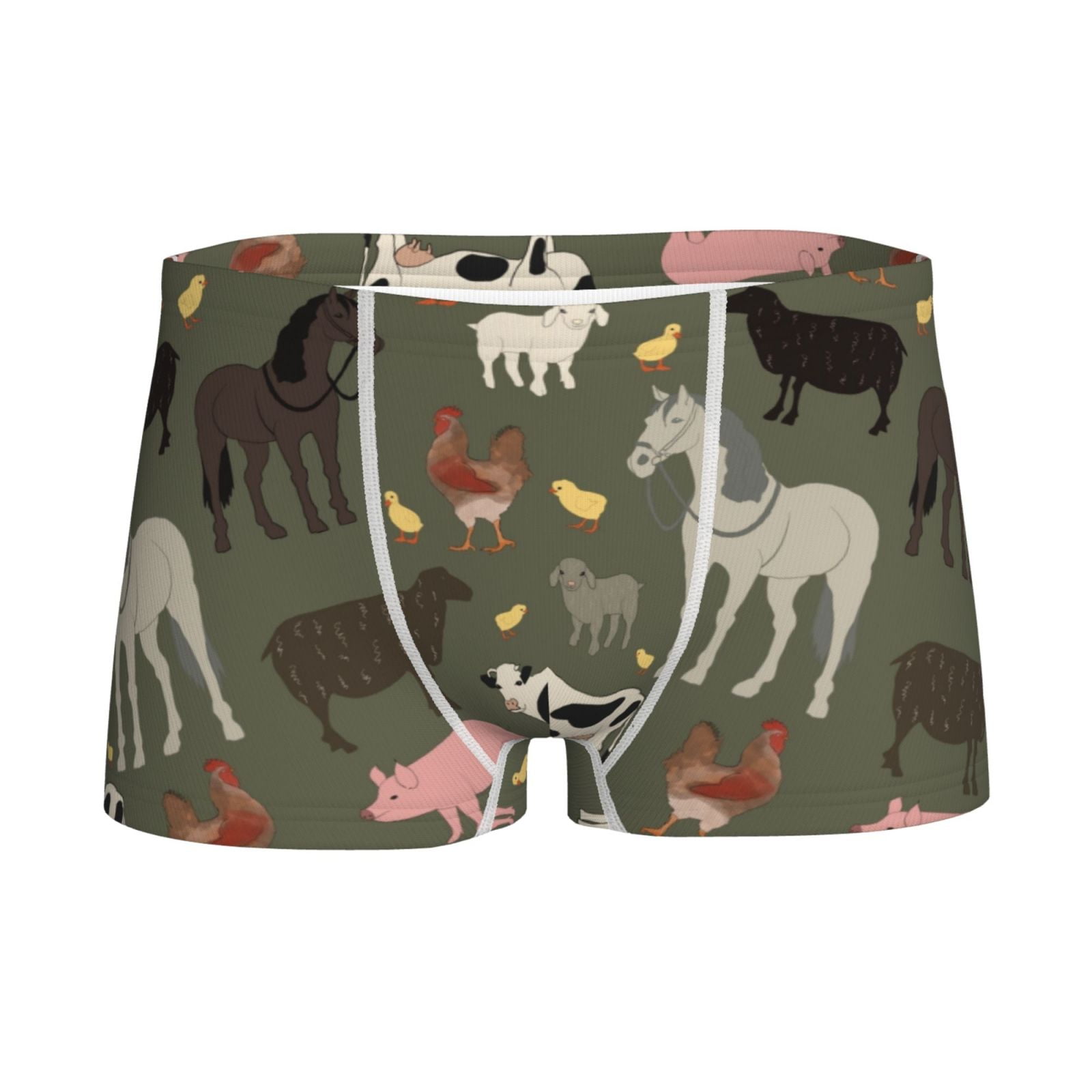 Kll Farm Animals Underwear Boys' Boxer Briefs Shorts Toddler Kids ...