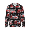 thumbnail image 1 of Kll Fire And Rescue Truck Print Men'S Women’s Upf 50+ Sun Protection Outdoor Hoodie Jacket Long Sleeve Fishing Hiking Performance Shirt- X-Large, 1 of 8