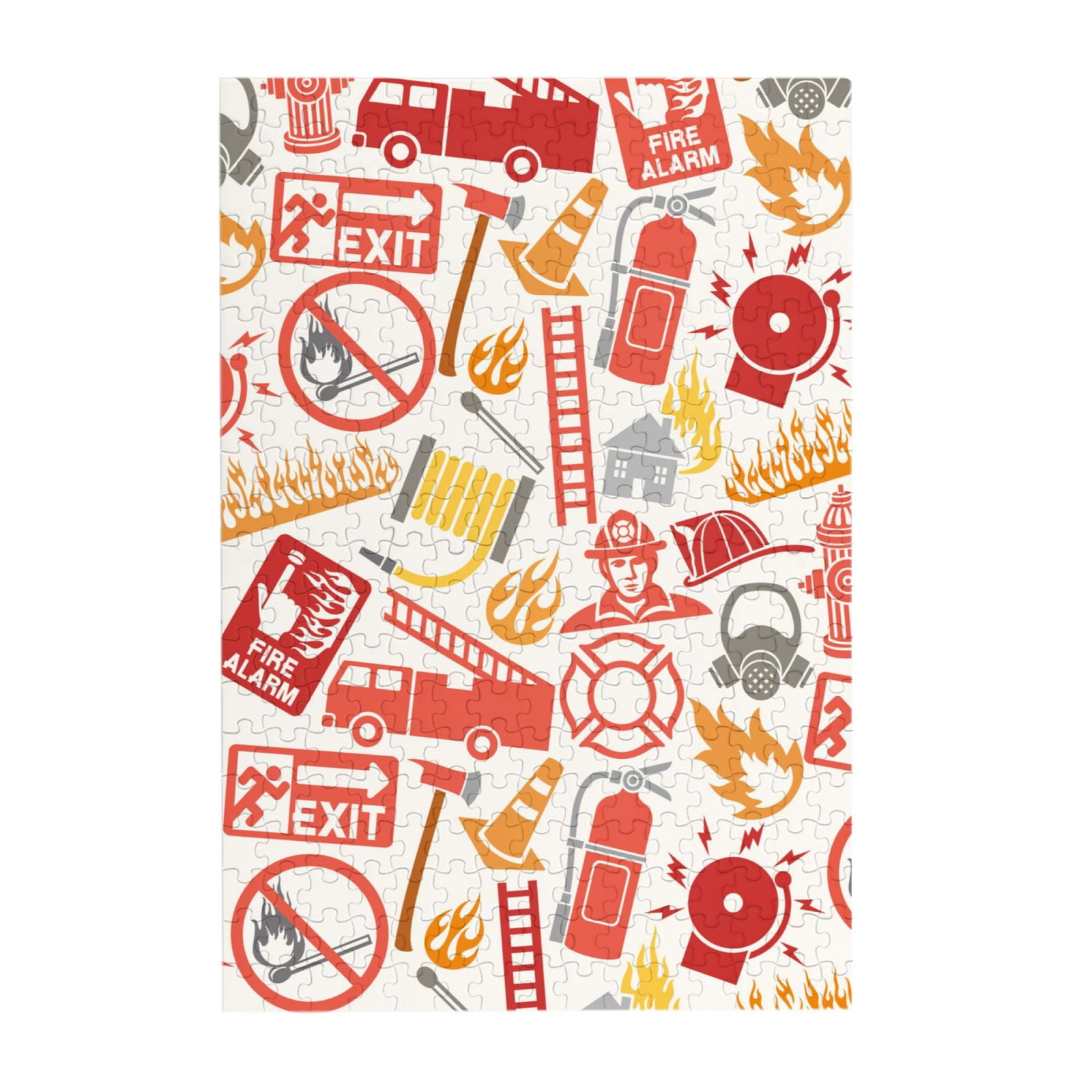 Kll Firefighter Icons - 300 Piece Jigsaw Puzzle For Adult And Teenagers ...