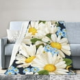 thumbnail image 1 of Kll Fleece Blanket Plush Throw Blanket Bees Collecting Nectar,Soft Fuzzy Cozy Flannel Blanket For Couch Sofa Bed.(80"X60"), 1 of 9