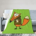 thumbnail image 1 of Kll Fleece Blanket Plush Throw Blanket Drink Coffee And Do Good,Soft Fuzzy Cozy Flannel Blanket For Couch Sofa Bed.(40"X30"), 1 of 9