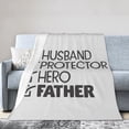 thumbnail image 1 of Kll Fleece Blanket Plush Throw Blanket Father'S Day,Soft Fuzzy Cozy Flannel Blanket For Couch Sofa Bed.(60"X50"), 1 of 9