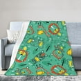 thumbnail image 1 of Kll Fleece Blanket Plush Throw Blanket Funny Animals In Jungle,Soft Fuzzy Cozy Flannel Blanket For Couch Sofa Bed.(40"X30"), 1 of 9