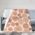 thumbnail image 1 of Kll Fleece Blanket Plush Throw Blanket Mushrooms2,Soft Fuzzy Cozy Flannel Blanket For Couch Sofa Bed.(50"X40"), 1 of 9