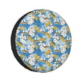 thumbnail image 1 of Kll Flower And Sail Boat Tire Cover,Universal Wheel Tire Cover For Trailer, Rv, Suv, Truck,Camper And Many Vehicle,(14 Inch), 1 of 8