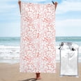 thumbnail image 1 of Kll Flower Coloring Pattern Microfiber Beach Towel Fast Drying,Extra Large 27.5"X55" Sand Free Beach Towel Super Lightweight Towels, 1 of 8
