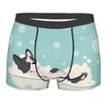 thumbnail image 1 of Kll French Bulldog Taking A Bath Men'S Cotton Boxer Briefs Underwear-Large, 1 of 9