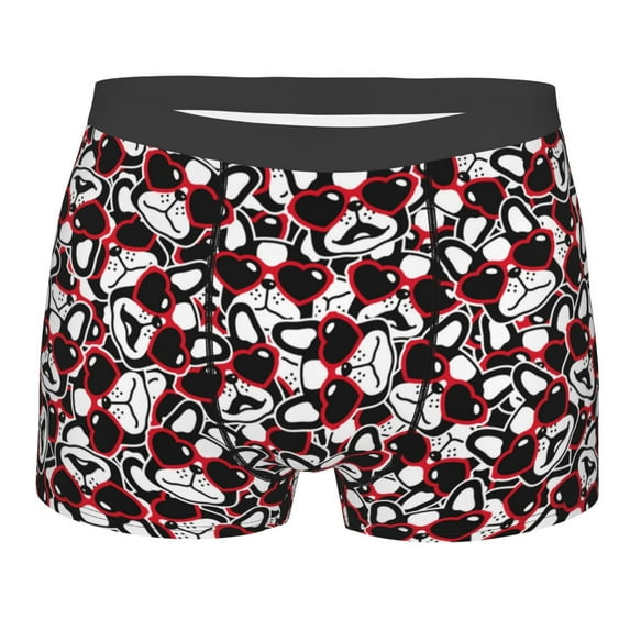 Kll French Bulldog1 Men'S Cotton Boxer Briefs Underwear-Medium