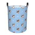 thumbnail image 1 of Kll French Bulldog2 Waterproof Foldable Laundry Hamper Bucket With Handles For Storage Bin,Kids Room,Home Organizer (Medium), 1 of 8