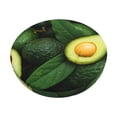 thumbnail image 1 of Kll Fresh Avocados Round Bar Chair Cushion Cover 12 Inch,Bar Stool Protector With Elastic, Soft Washable, 1 of 7
