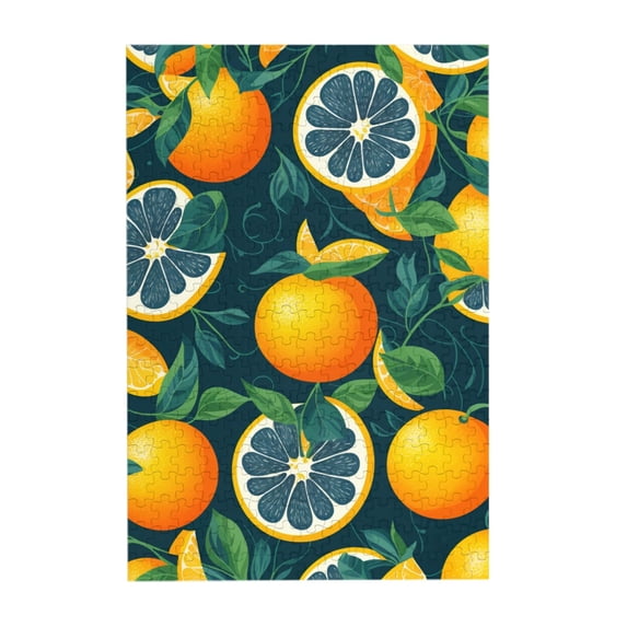 Kll Fresh Orange - 300 Piece Jigsaw Puzzle For Adult And Teenagers Family Educational Game Toys 300pcs