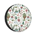 thumbnail image 1 of Kll Frog And Forest Plants Tire Cover,Universal Wheel Tire Cover For Trailer, Rv, Suv, Truck,Camper And Many Vehicle,(14 Inch), 1 of 8