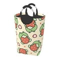 thumbnail image 1 of Kll Frog Hold Strawberry Laundry Hamper,Large Canvas Fabric Lightweight Storage Basket Toy Organizer Dirty Clothes Collapsible Waterproof For College Dorms,Children Bedroom,Bathroom, 1 of 6