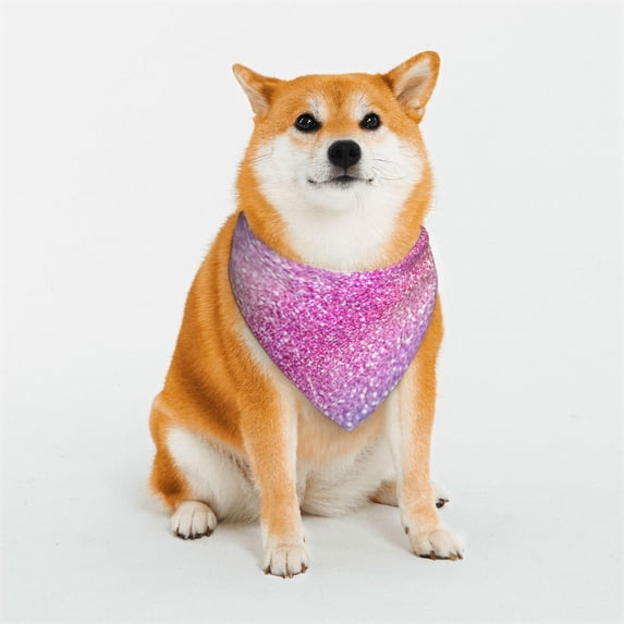 Kll Fun Rainbow Pink Dog Bandanas,Triangle Reversible Pet Scarf For Small Medium Large And Extra Large Dogs-Small