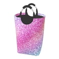 thumbnail image 1 of Kll Fun Rainbow Pink Laundry Hamper,Large Canvas Fabric Lightweight Storage Basket Toy Organizer Dirty Clothes Collapsible Waterproof For College Dorms,Children Bedroom,Bathroom, 1 of 6