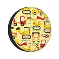 thumbnail image 1 of Kll Funny Construction Vehicles Tire Cover,Universal Wheel Tire Cover For Trailer, Rv, Suv, Truck,Camper And Many Vehicle,(17 Inch), 1 of 7