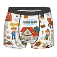 thumbnail image 1 of Kll Funny Farmers Men'S Cotton Boxer Briefs Underwear-Xx-Large, 1 of 9