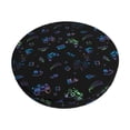 thumbnail image 1 of Kll Gamepads Round Bar Chair Cushion Cover 13 Inch,Bar Stool Protector With Elastic, Soft Washable, 1 of 7