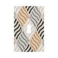 thumbnail image 1 of Kll Geometric Wall Plate,Gloss Finish,Standard Size 1 - 5" X 3", Polycarbonate Thermoplastic,Electric Receptacle Plug Covers, 1 of 8