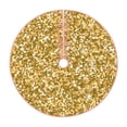 thumbnail image 1 of Kll Glitter Gold Christmas Tree Skirt 30",Party Decorations Farmhouse For Christmas Decorations Holiday Party, 1 of 8