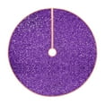thumbnail image 1 of Kll Glitter Purple Christmas Tree Skirt ,Party Decorations Farmhouse For Christmas Decorations Holiday Party, 1 of 8