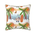 thumbnail image 1 of Kll Gnome And Surfing Decorative Throw Pillow Covers Velvet Soft For Couch Sofa Bedroom Living Room Outdoor -18"X18", 1 of 8
