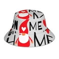 thumbnail image 1 of Kll Gnome Home With A Cute Gnome Bucket Hat for Women Men Packable Travel Beach Sun Hat Outdoor Rave Accessories Reflective Fisherman Cap, 1 of 6
