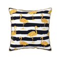 thumbnail image 1 of Kll Gold Flamingo Decorative Throw Pillow Covers Velvet Soft For Couch Sofa Bedroom Living Room Outdoor -16"X16", 1 of 8