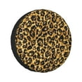 thumbnail image 1 of Kll Gold Glitter Leopard Tire Cover,Universal Wheel Tire Cover For Trailer, Rv, Suv, Truck,Camper And Many Vehicle,(15 Inch), 1 of 8