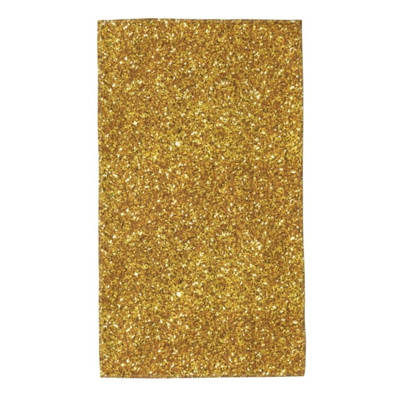Kll Gold Glitter Ultra Absorbent & Soft Hand Towels For Bath, Hand, Face, Gym And Spa-27.5x16in