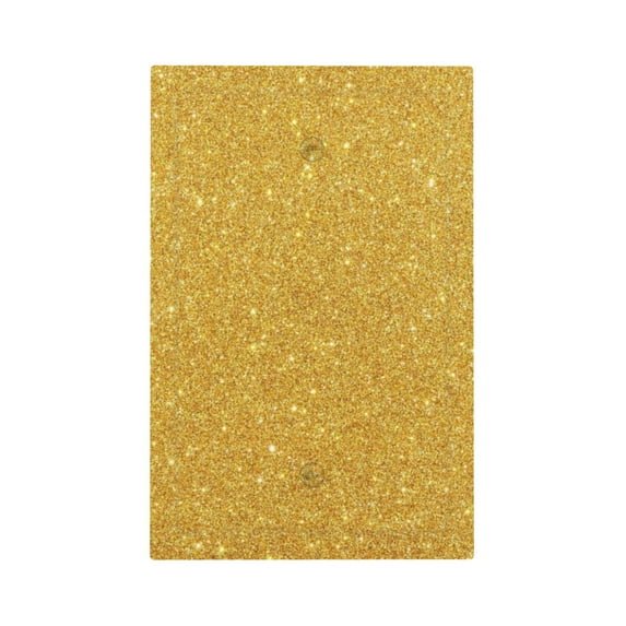 Kll Gold Shiny Wall Plate,Gloss Finish,Standard Size 1 - 5" X 3", Polycarbonate Thermoplastic,Electric Receptacle Plug Covers