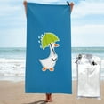 thumbnail image 1 of Kll Goose Holding An Umbrella Microfiber Beach Towel Fast Drying,Extra Large 31.5"X63" Sand Free Beach Towel Super Lightweight Towels For Swimming Pool,Camping,Picnic,Yoga Gym Sports, 1 of 1
