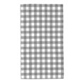 thumbnail image 1 of Kll Gray Checkboard Ultra Absorbent & Soft Hand Towels For Bath, Hand, Face, Gym And Spa-27.5x16in, 1 of 9