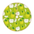 thumbnail image 1 of Kll Green Apple Christmas Tree Skirt 36",Party Decorations Farmhouse For Christmas Decorations Holiday Party, 1 of 8