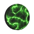 thumbnail image 1 of Kll Green Lightning Tire Cover,Universal Wheel Tire Cover For Trailer, Rv, Suv, Truck,Camper And Many Vehicle,(14 Inch), 1 of 7