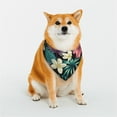 thumbnail image 1 of Kll Green Tropical Leaves Dog Bandanas,Triangle Reversible Pet Scarf For Small Medium Large And Extra Large Dogs-Large, 1 of 8