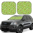 thumbnail image 1 of Kll Guinea Pigs Windshield Sun Shade 2-Piece Foldable Car Front Window Sunshade For Most Sedans Suv Truck - Auto Sun Blocker Visor Protector Blocks Max Uv Rays - Large, 1 of 7